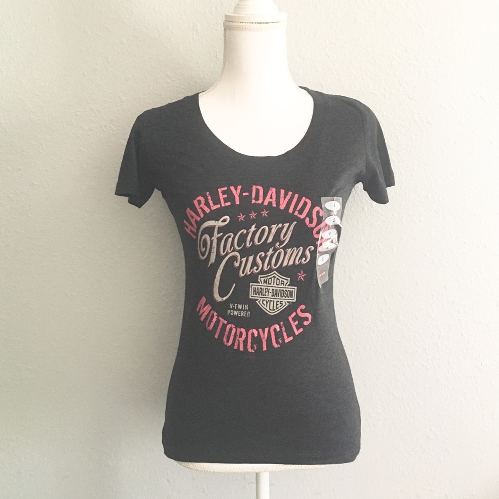 NWT HARLEY DAVIDSON T Shirt Gray Size Small